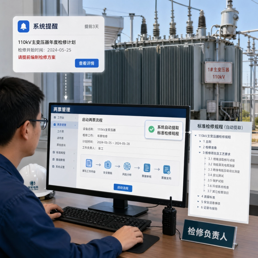 场景二：高压检修的安全防护屏障